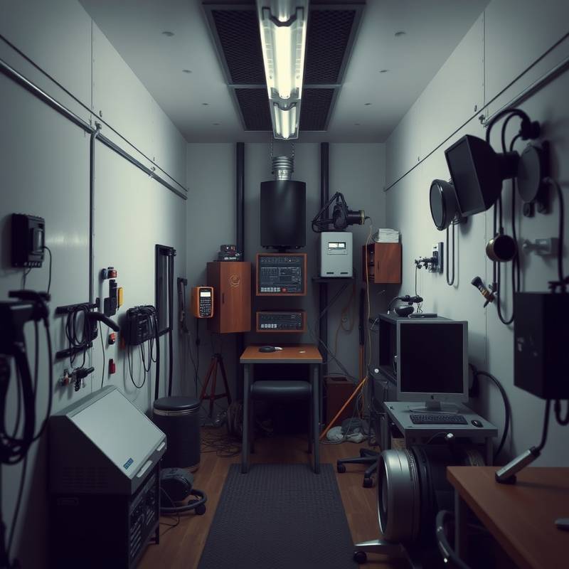 Inside our equipment room