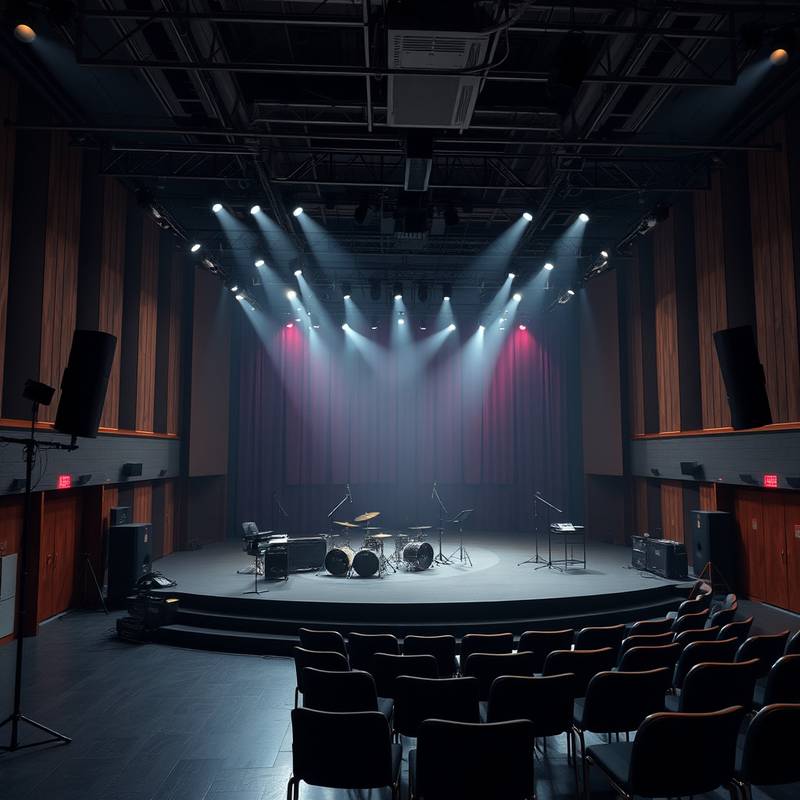 Inside our sound stage