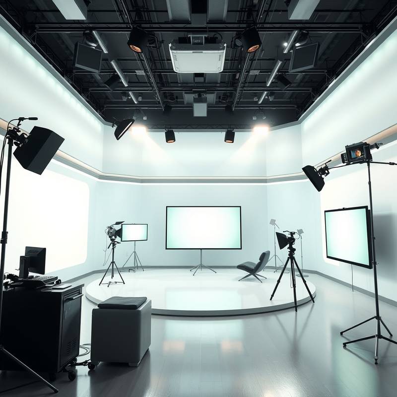 Inside our TV studio